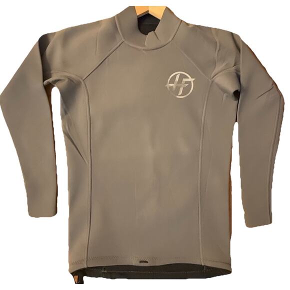 Hyperflex Neoprene Surf Wetsuit Top Size Large ~ Youth L or Women’s S/M Gray 1.5 - Picture 5 of 10